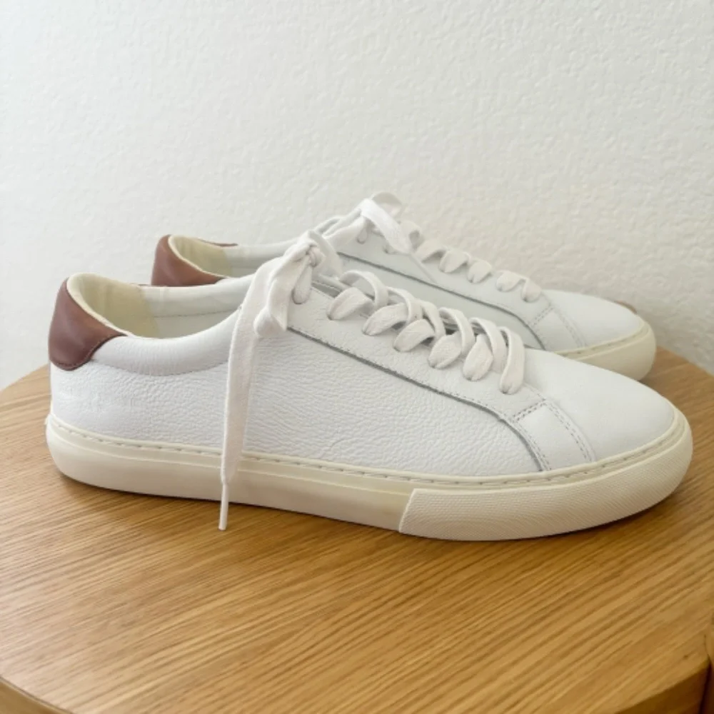 Marc Fisher LTD Maiden low top men's leather sneaker Size 10 - Picture 5 of 10